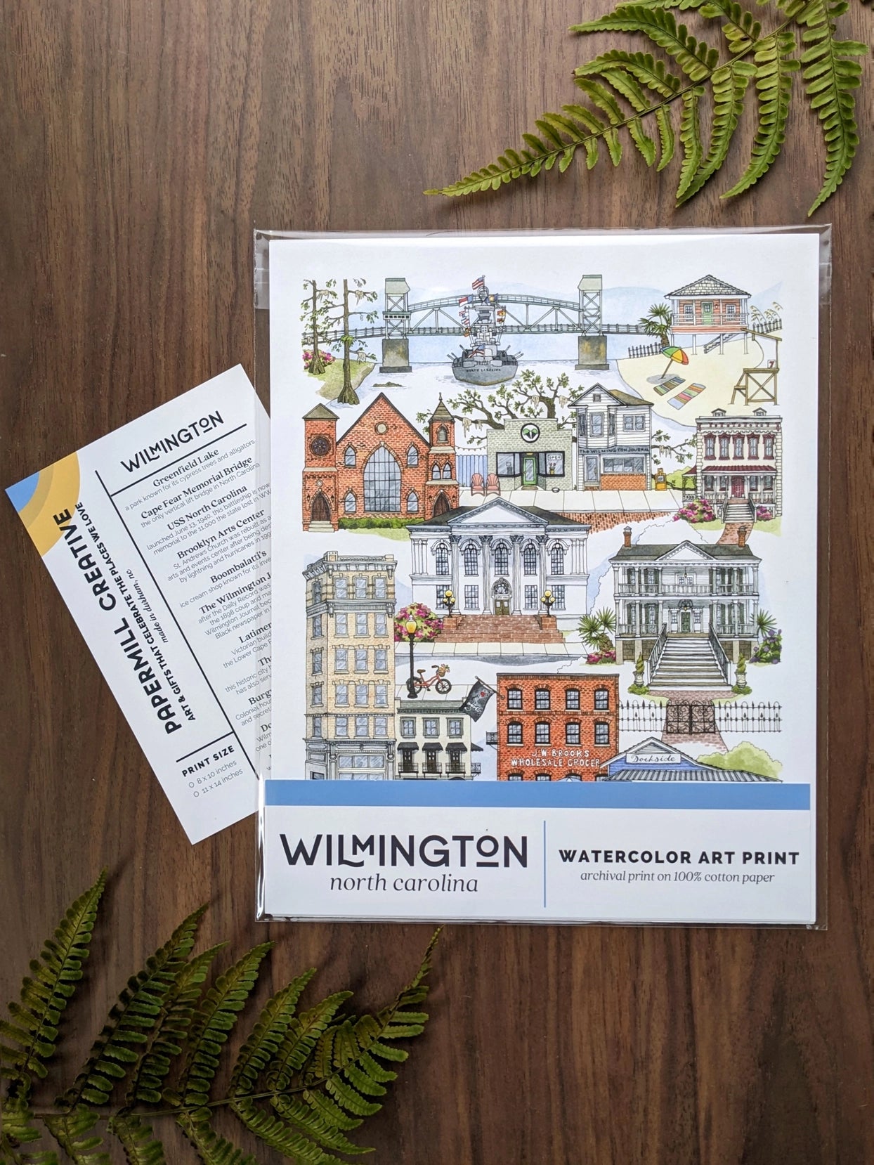 Wilmington Watercolor Art Print