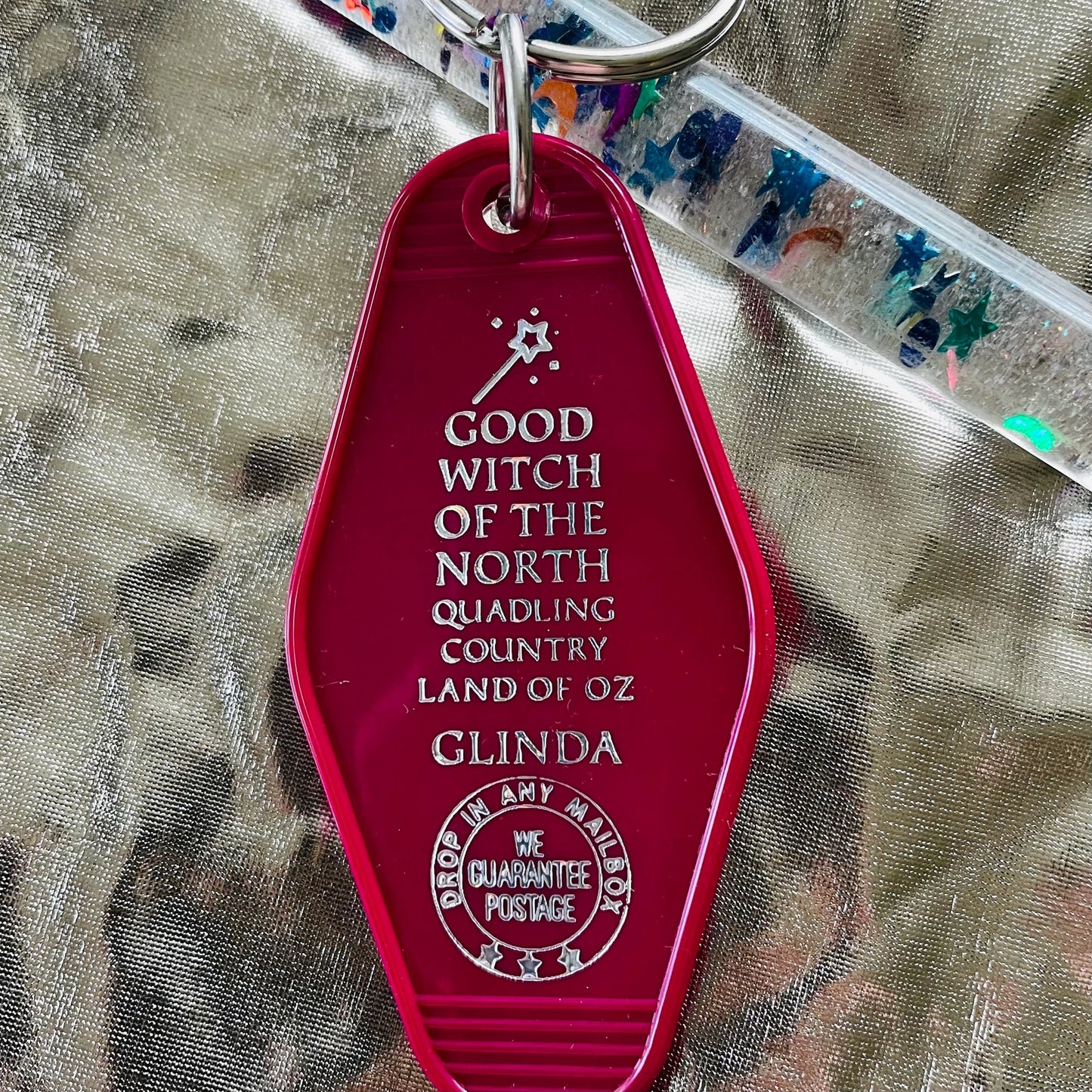 Glinda the Good Witch Keychain