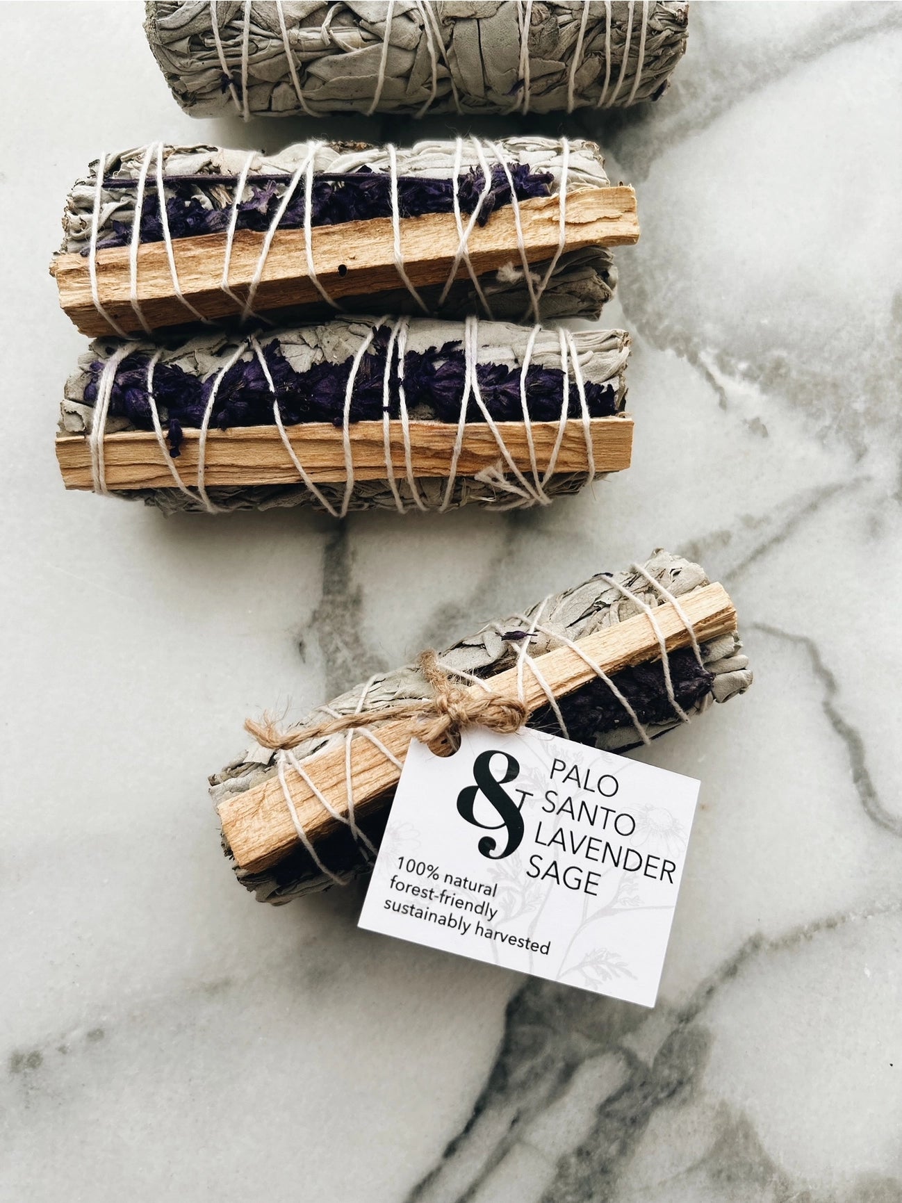 Palo Santo, Lavender and White Sage Smudge