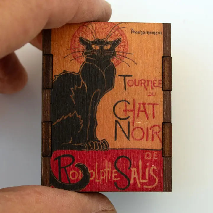 Matches • Cat Noir Wooden Matchboxes • Candle Accessory