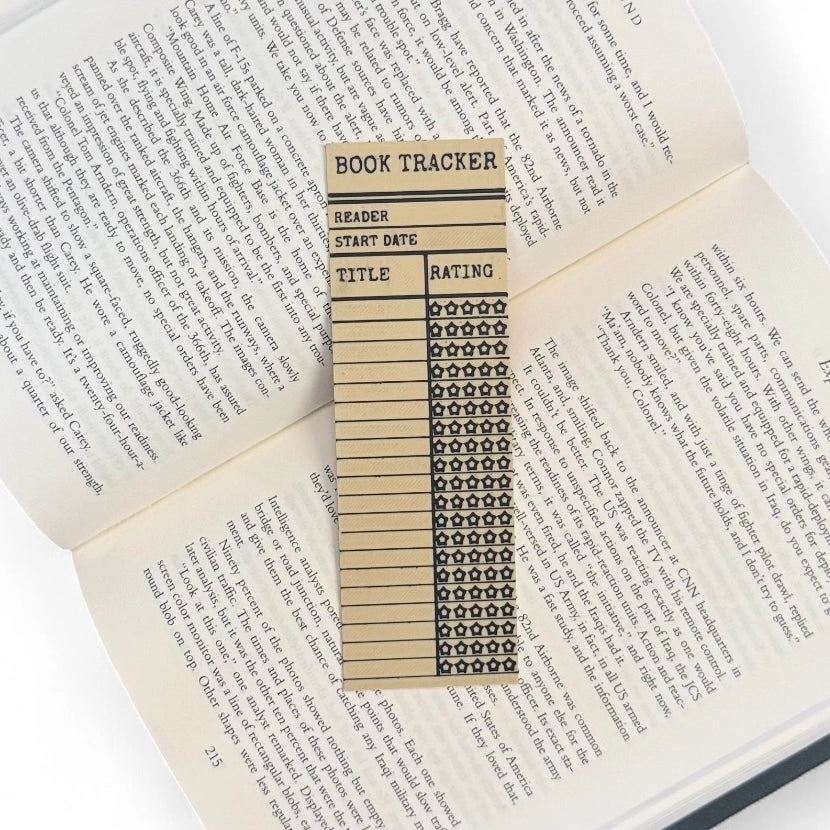 Library Card Bookmark