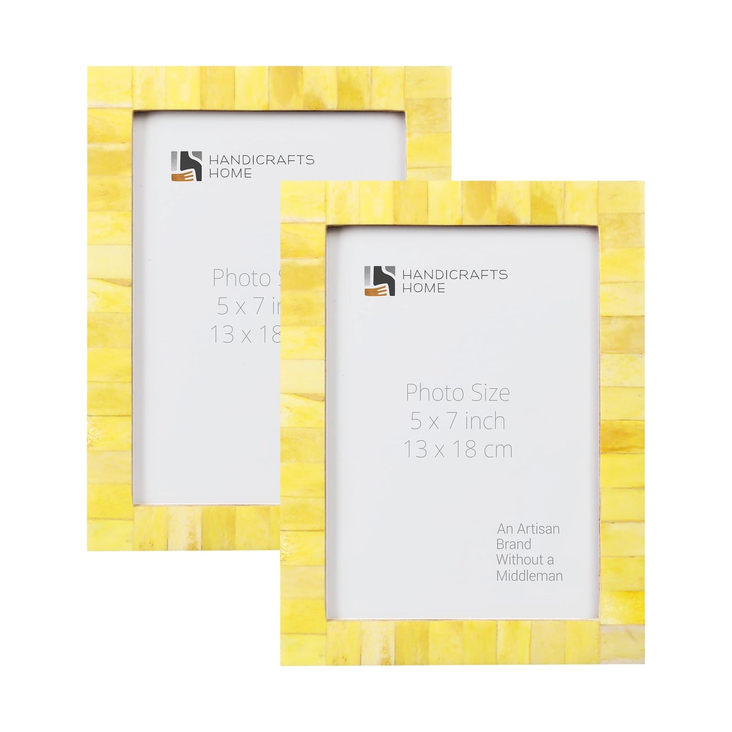 Yellow Bone 5x7" Picture Frame