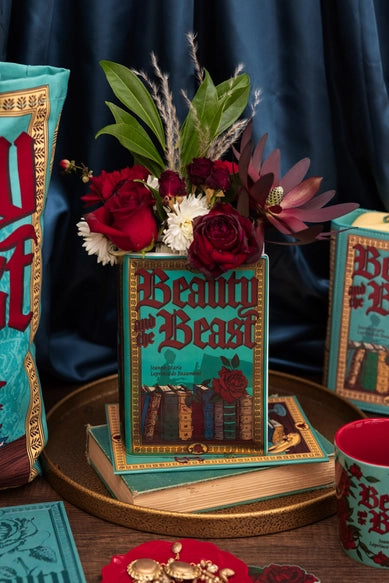 Beauty and the Beast Book Vase