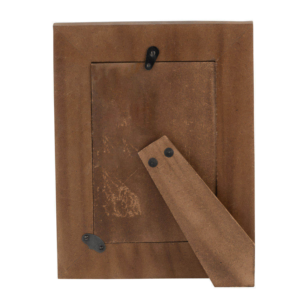 Blue Resin + Wood 4x6 Frame