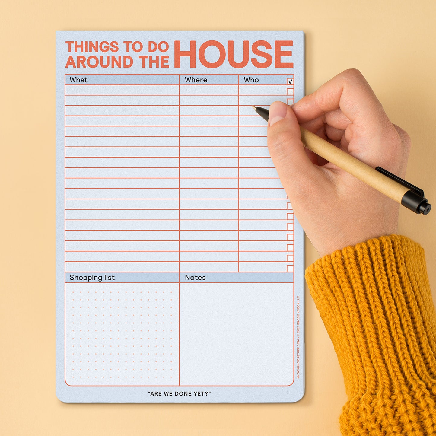 Things To Do Around the House Pad