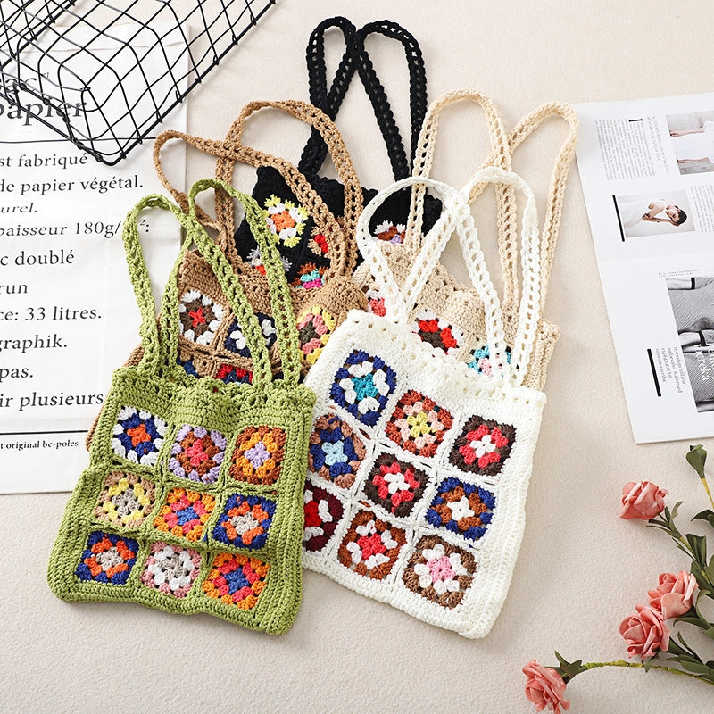 Granny Square Crochet Bag