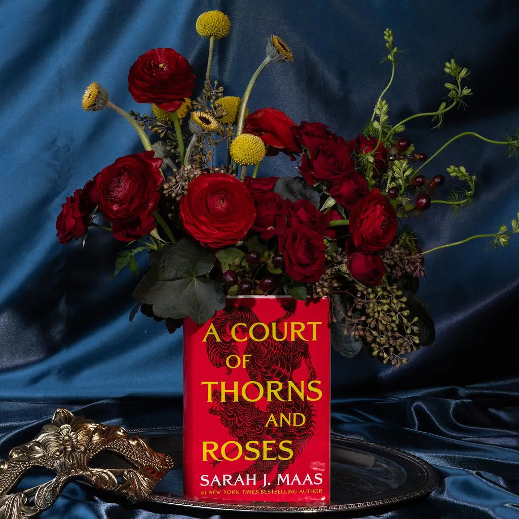 A Court of Thorns and Roses Book Vase