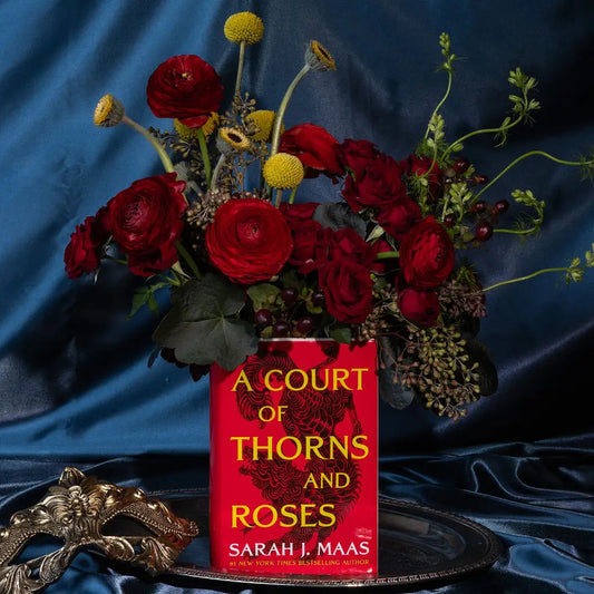 A Court of Thorns and Roses Book Vase