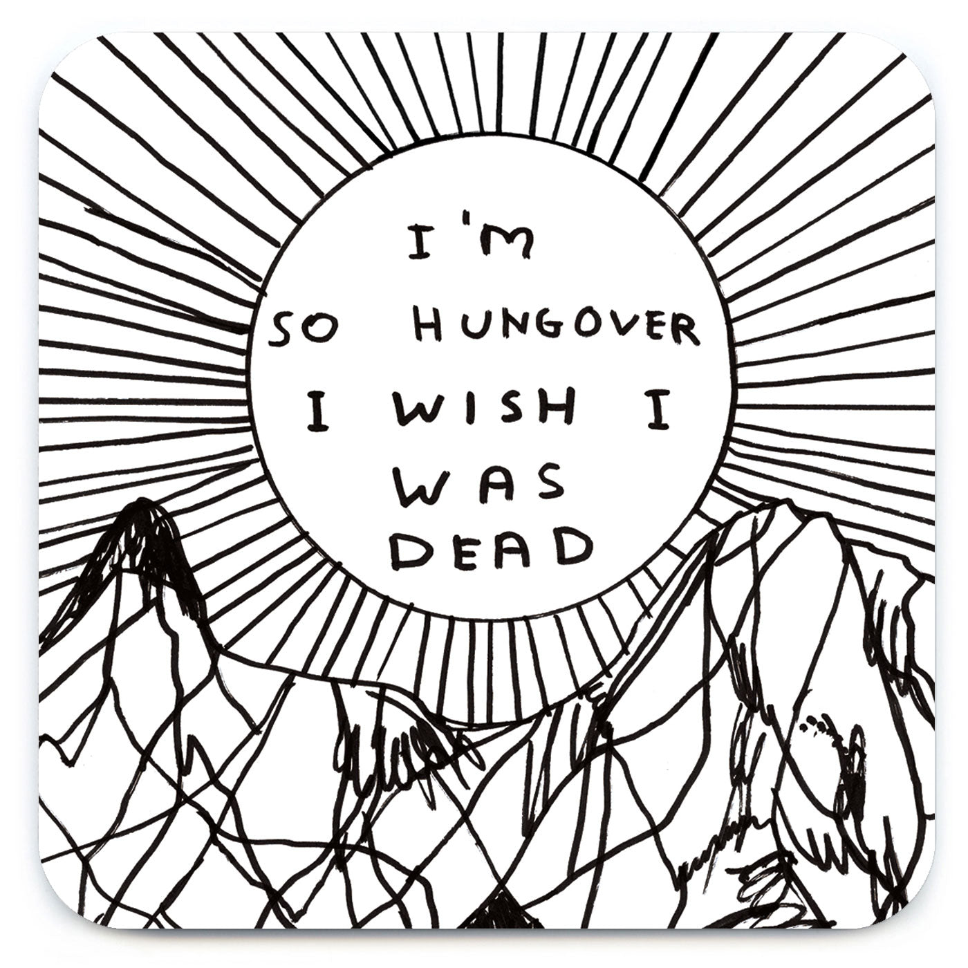 Hungover Coaster