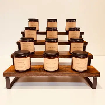 Autumn Leaves Soy Candle: Cranberry, Nutmeg, Pumpkin, Scent