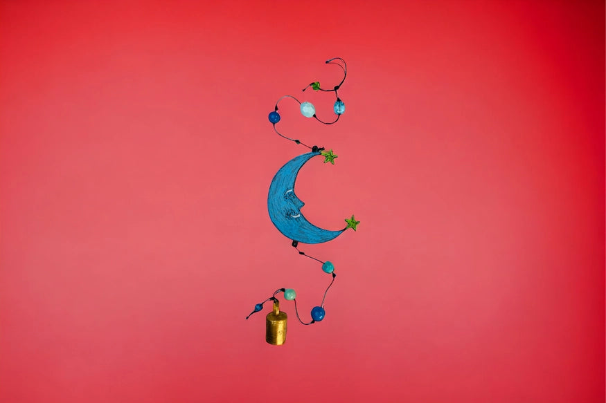 Moon Wind Chime Bell Ornament