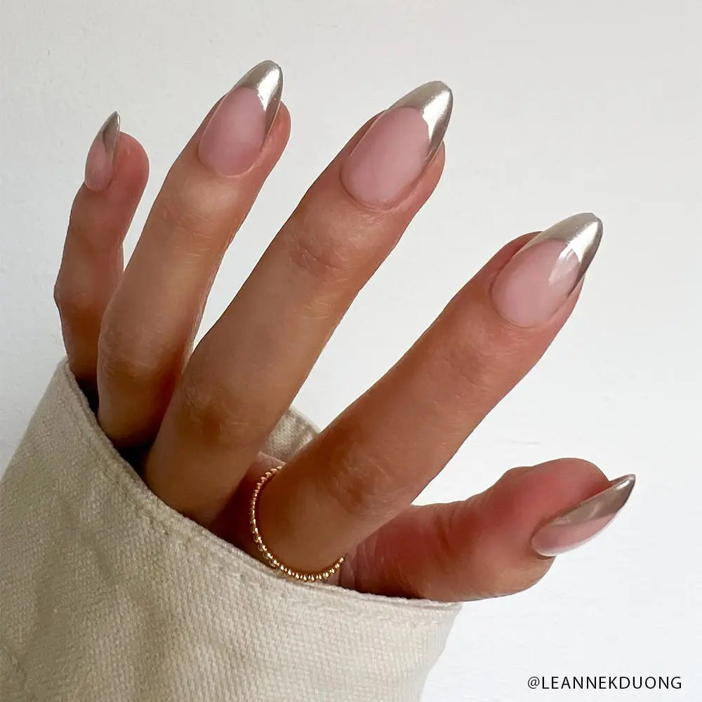 Chrome Mirror Press-On Nails