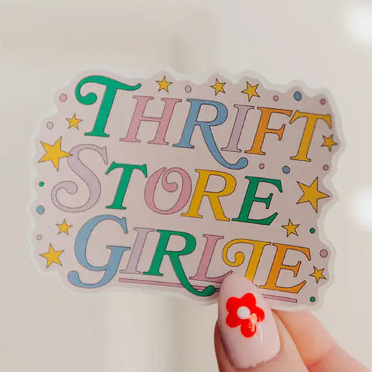 Thrift Store Girlie Sticker