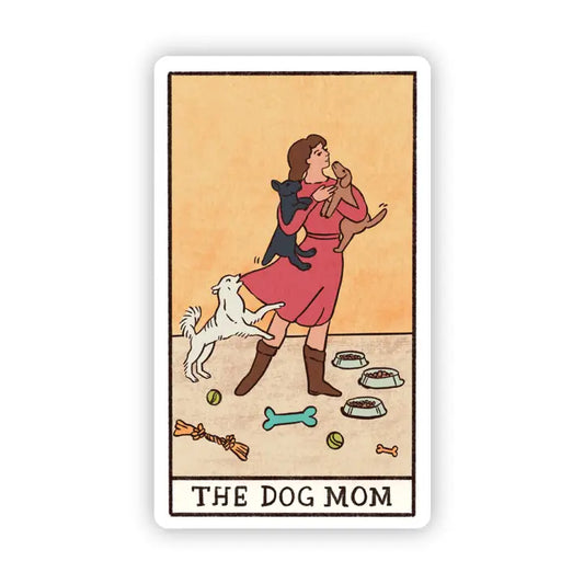 Dog Mom Tarot Sticker