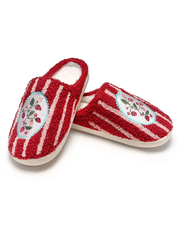 Strawberry Season Slippers