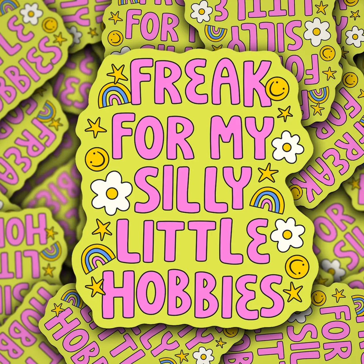 Silly Little Hobbies Stickers