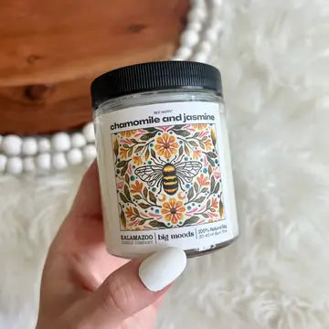 Bee Happy Chamomile and Jasmine Candle