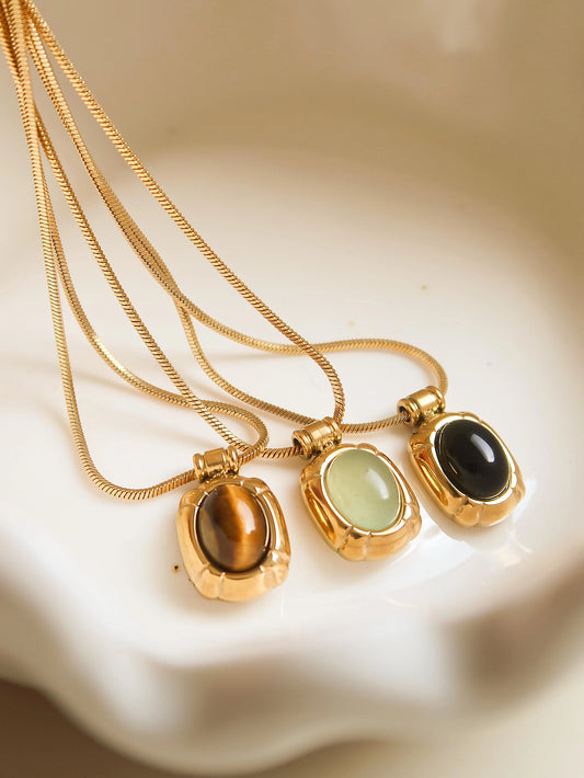 Dax Natural Stone Necklace