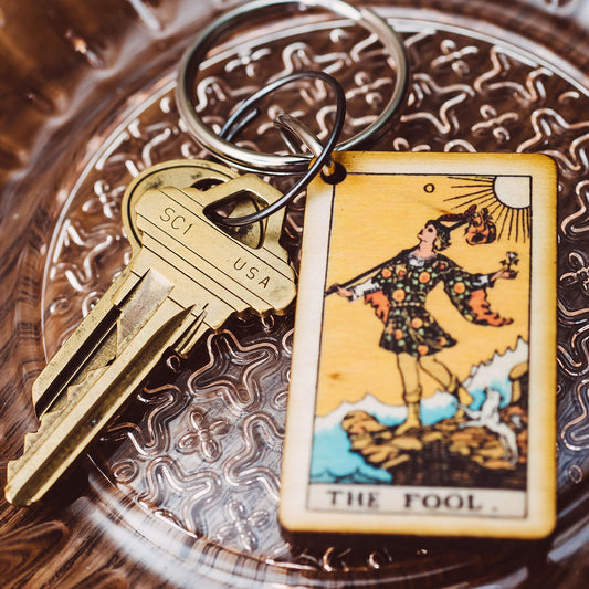 The Fool Tarot Keychain