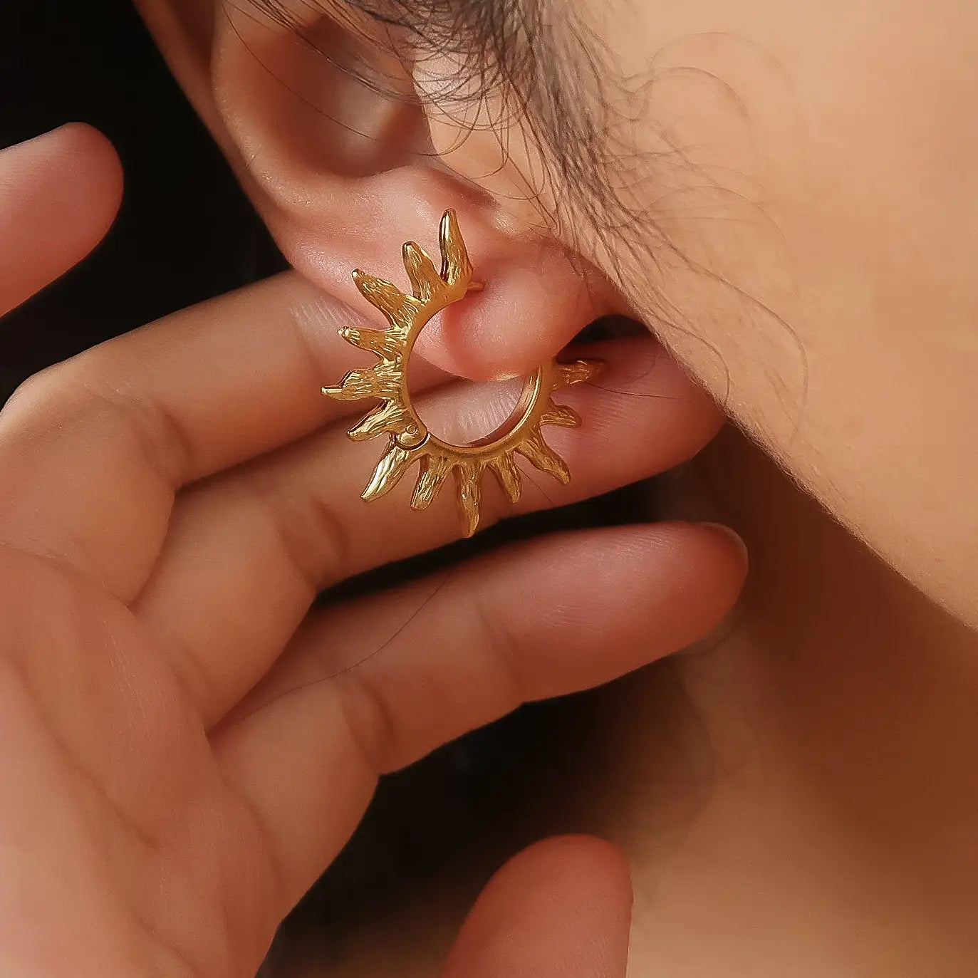 Sablière Sunburst Hoop Earrings