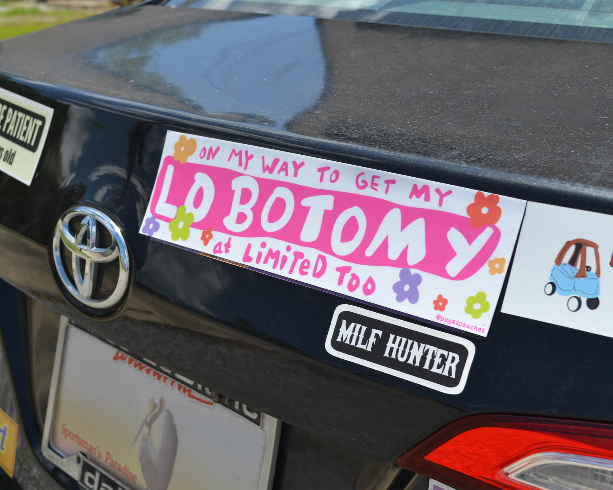 Toocor Sticker Lobotomy At Limited Too Bumper Sticker – The Homebody Collective