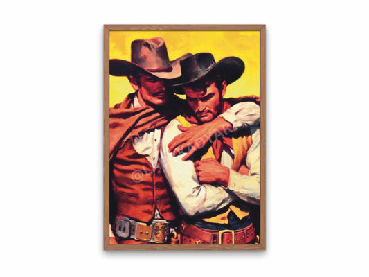 Gay Cowboys Art Print