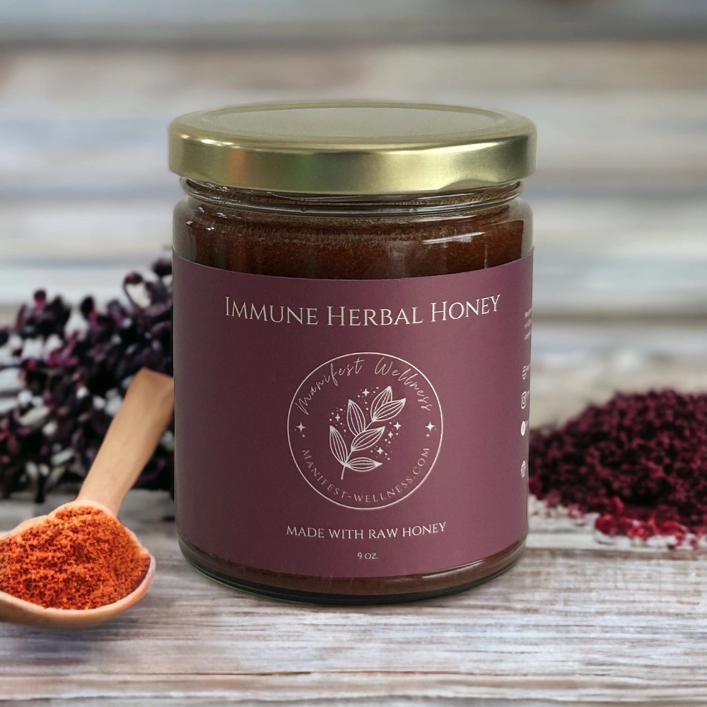 Immune Support Herbal Honey