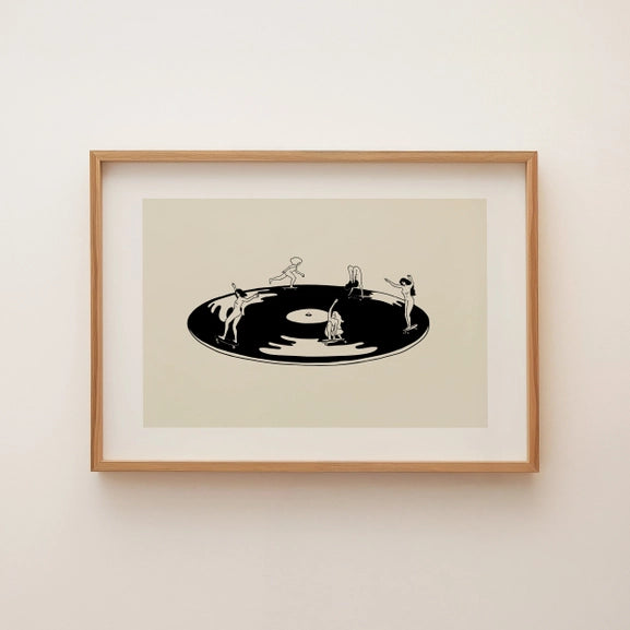 Skate Session on Vinyl Print