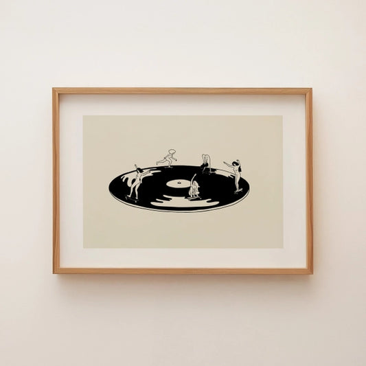 Skate Session on Vinyl Print