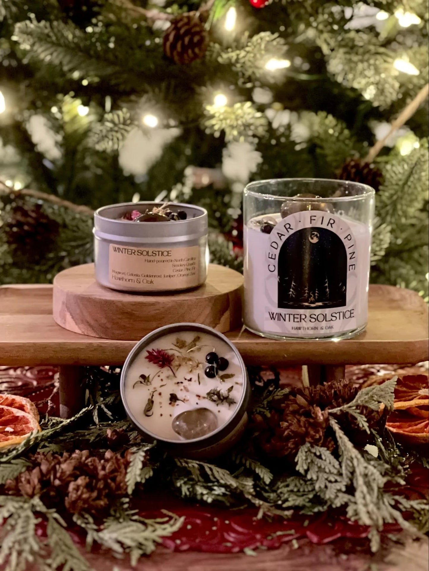 Winter Solstice Candle